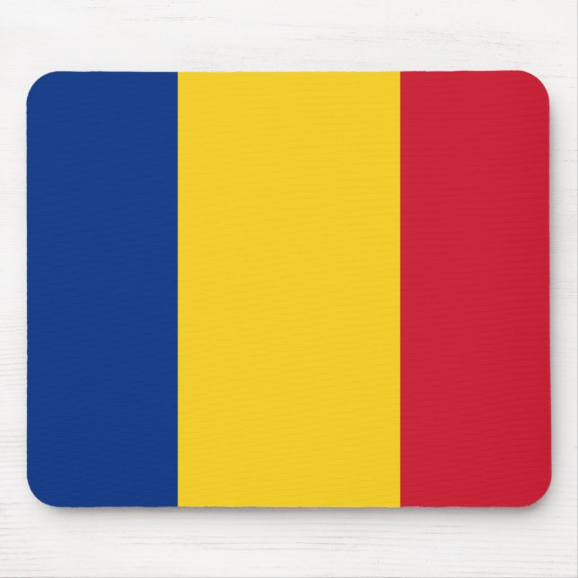 Romania (Romanian) Flag Mouse Mat (Front)