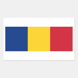 Romania/Romanian Flag Rectangular Sticker
