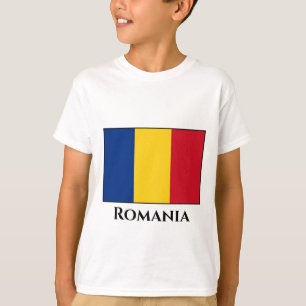 Romania (Romanian) Flag T-Shirt