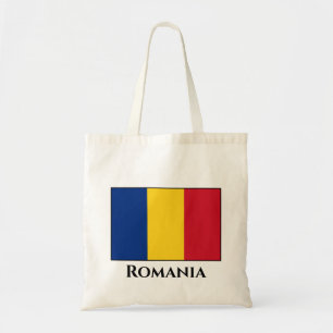 Romania (Romanian) Flag Tote Bag