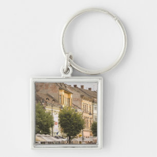 Romania, Sibiu. New Town. RF) Key Ring