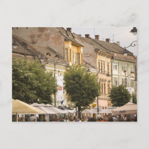 Romania, Sibiu. New Town. RF) Postcard