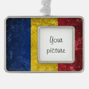 Romania Silver Plated Framed Ornament