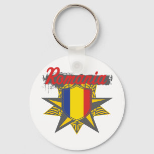 Romania Star Key Ring