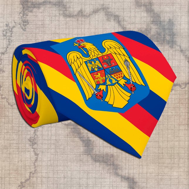 Romania Ties, fashion Romanian Flag business Tie (Creator Uploaded)