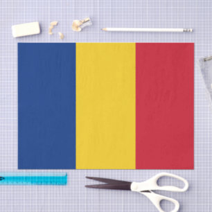 Romania tissue paper, Romanian Flag tissue paper