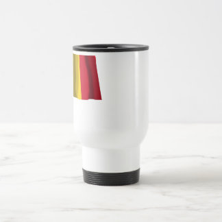 Romania Waving Flag Travel Mug