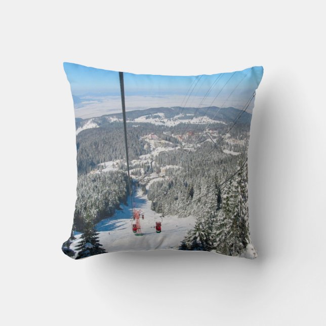 Romania, Winter sports in Piana Brasov Cushion (Front)