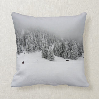 Romania, Winter sports in Piana Brasov, snow Cushion