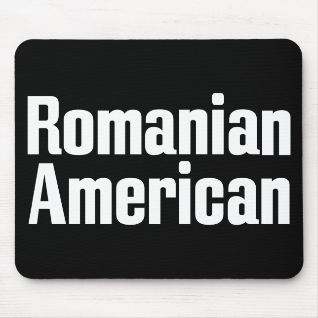 Romanian American Mouse Mat (Front)