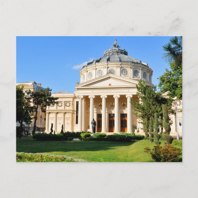Romanian Athenaeum in Bucharest, Romania Postcard (Front)