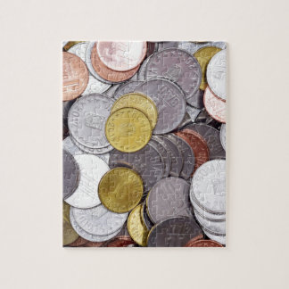 Romanian currency coins jigsaw puzzle