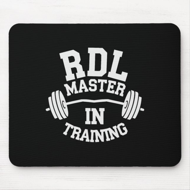 Romanian Deadlift Bodybuilding Fitness Workout Gym Mouse Mat (Front)