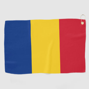 Romanian Flag & golf Romania /sports Bucharest Towel