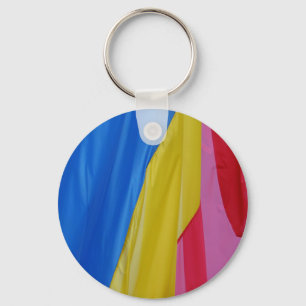 Romanian Flag Key Chain