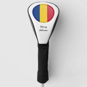 Romanian Flag & Monogrammed Golf Clubs Covers