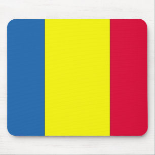 Romanian Flag Mouse Mat