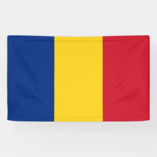 Romanian Flag (Romania) Banner