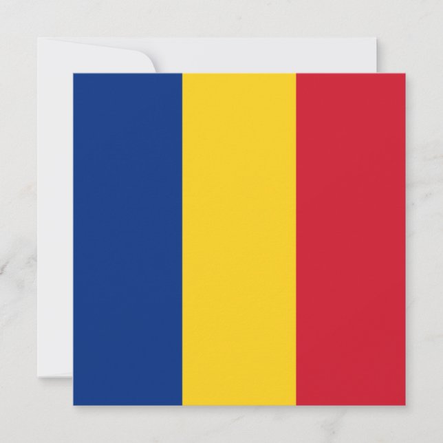 Romanian Flag (Romania) Card (Front)