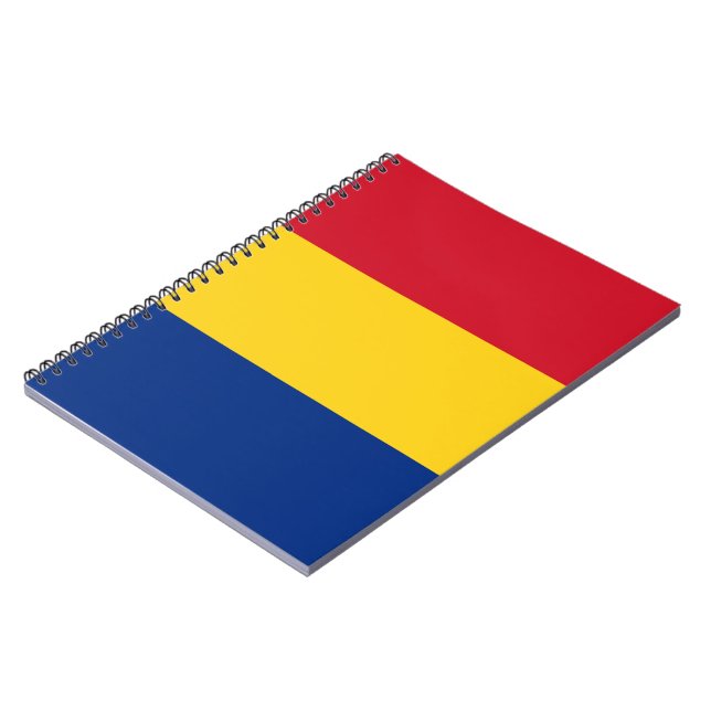 Romanian Flag (Romania) Notebook (Left Side)
