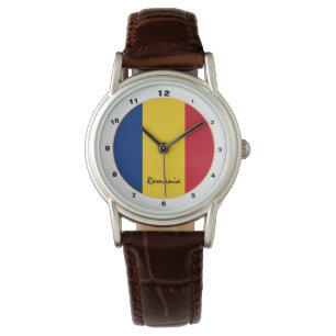 Romanian Flag & Romania trendy fashion /design Watch