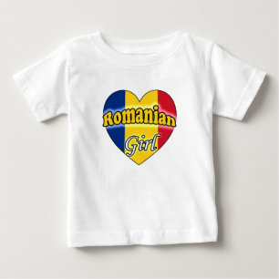 Romanian Girl Baby T-Shirt