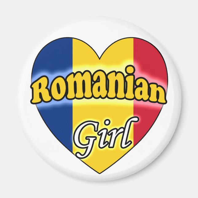 Romanian Girl Magnet (Front)