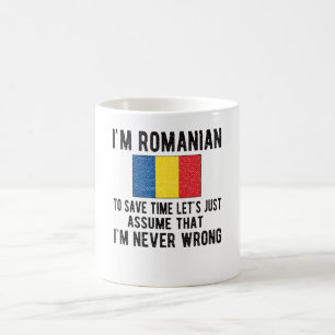 Romanian Heritage Romania Roots Romanian Flag Coffee Mug