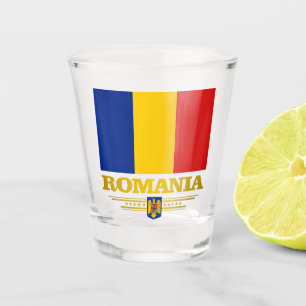 Romanian Pride Shot Glass