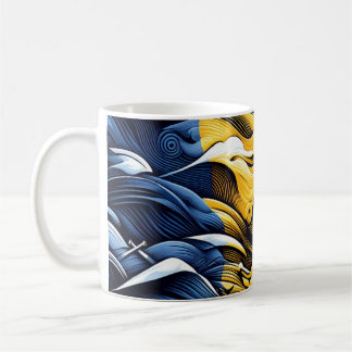 Romanian Rhapsody in Cubism Coffee Mug