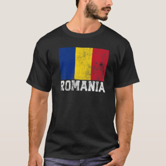 Romanian Romania Flag   Home Souvenir Men Women T-Shirt