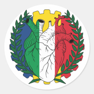 Romanian Romania Saint Josephs Day italian Italy Classic Round Sticker
