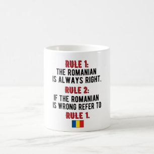 Romanian Roots Romania Flag Romanian Heritage Coffee Mug