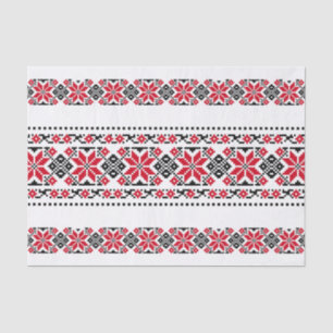 Romanian Traditional Motif "The Stars" Tissue Paper