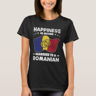 Romanian Wedding State of Romania Roots Married T-Shirt