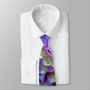 Romanic purple Hydrangeas Tie