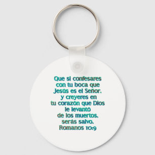 Romanos 10:9 key ring