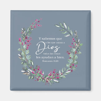 Romanos 8:28, spanish bible verse magnet