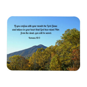 Romans 10:9 If you confess with your mouth... Magnet
