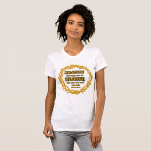 Romans 12:15 KJV Bible Scripture Verse Women's T-Shirt