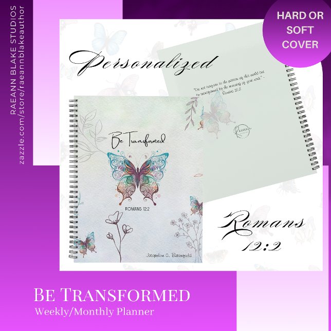 Romans 12:2 Be Transformed Weekly/Monthly Planner (Creator Uploaded)