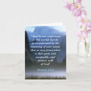 Romans 12:2 card