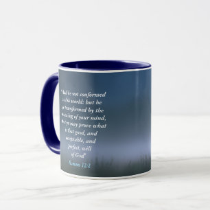 Romans 12:2 mug
