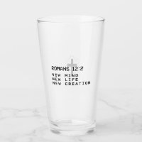 Romans 12:2 New Mind Life Creation Minimalist