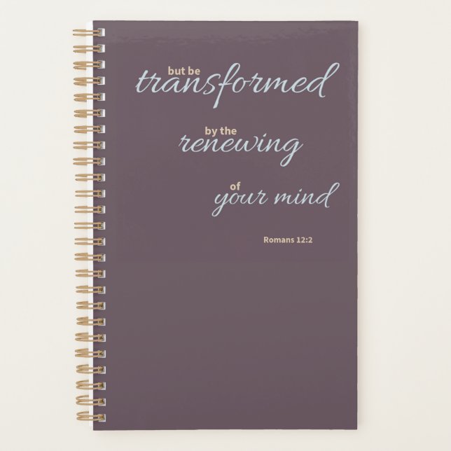 Romans 12:2 Planner (Front)