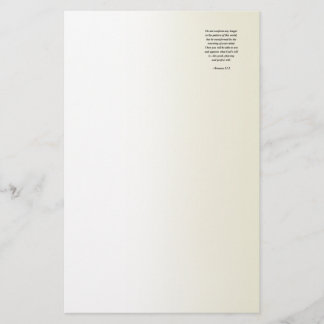 ROMANS 12:2 STATIONERY