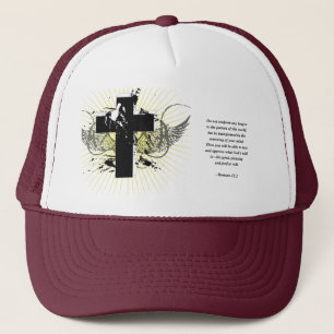 ROMANS 12:2 TRUCKER HAT