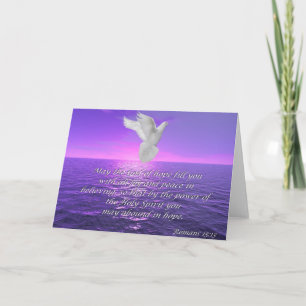 Romans 15:13 Hope Bible quotes card