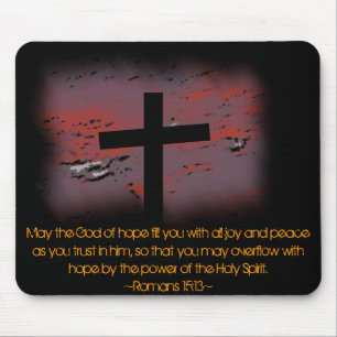 Romans 15:13 mouse mat