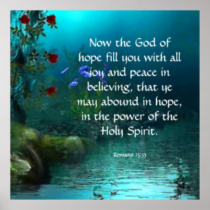 Romans 15:13 poster
